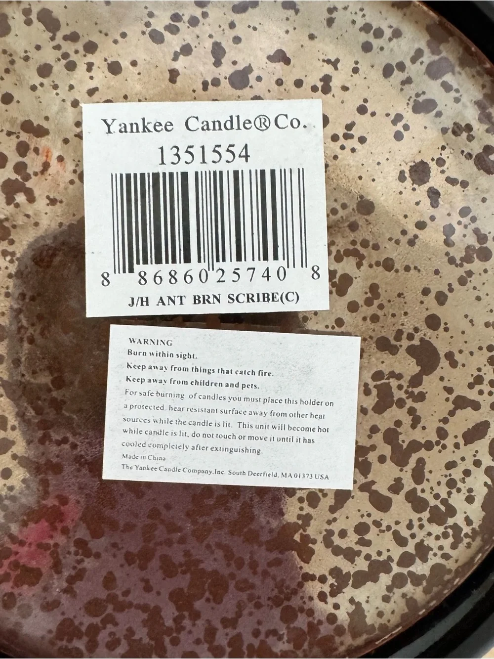 Yankee Candle Candle Holder